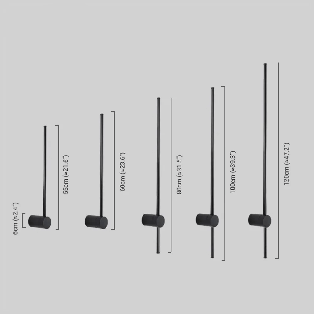Minimalist LED Wall Lamp- Linear Light for Bedroom - Flindria