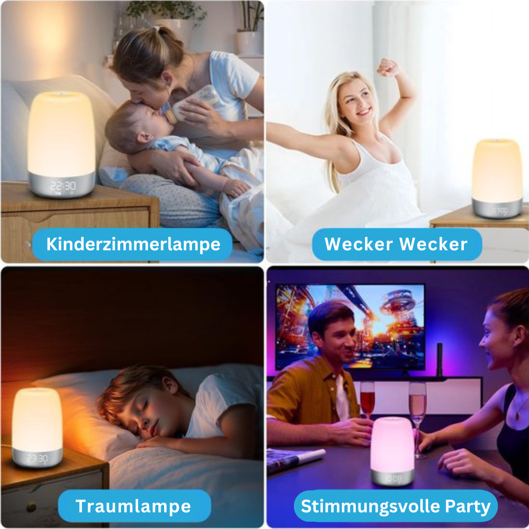 Aurora Aufwachlicht-Wecker — Sonnenaufgangssimulation, natürliche Klänge