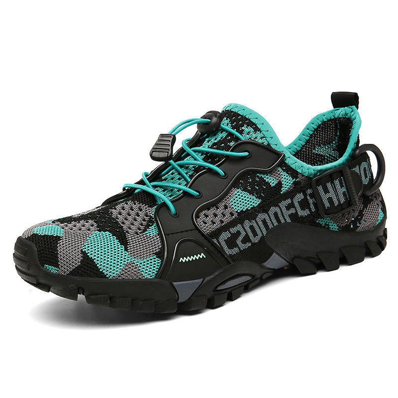 Atmungsaktive, wasserabweisende Wanderschuhe — gedämpfter Grip für Trails