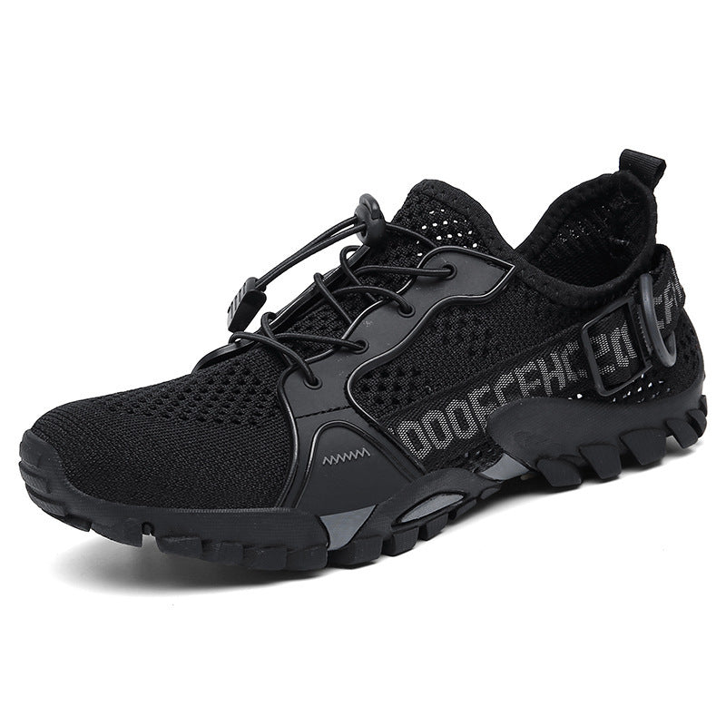 Atmungsaktive, wasserabweisende Wanderschuhe — gedämpfter Grip für Trails