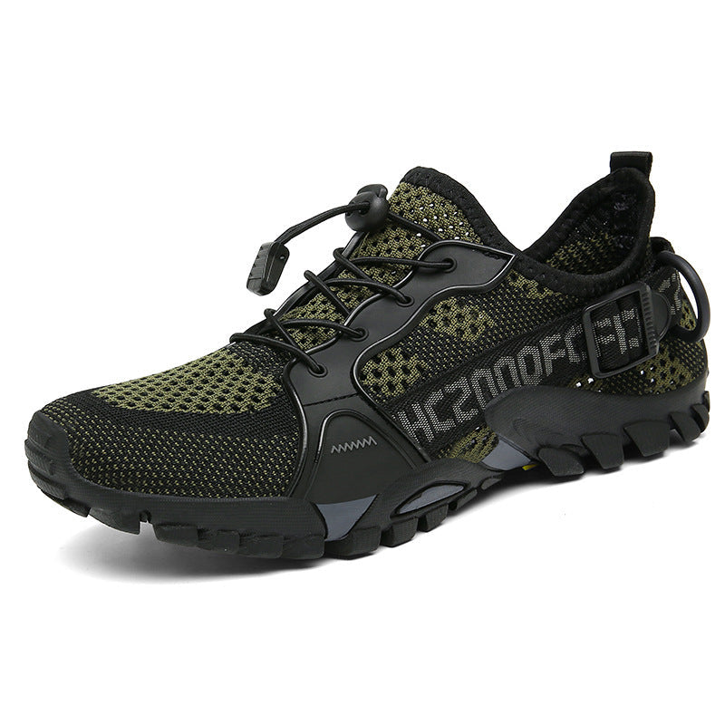 Atmungsaktive, wasserabweisende Wanderschuhe — gedämpfter Grip für Trails