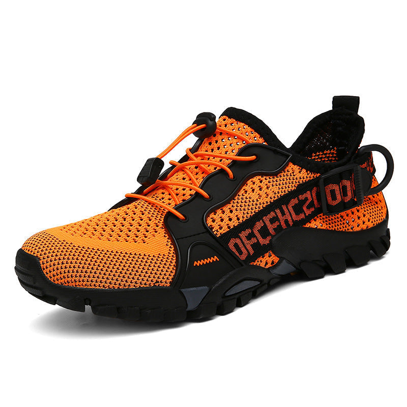 Atmungsaktive, wasserabweisende Wanderschuhe — gedämpfter Grip für Trails