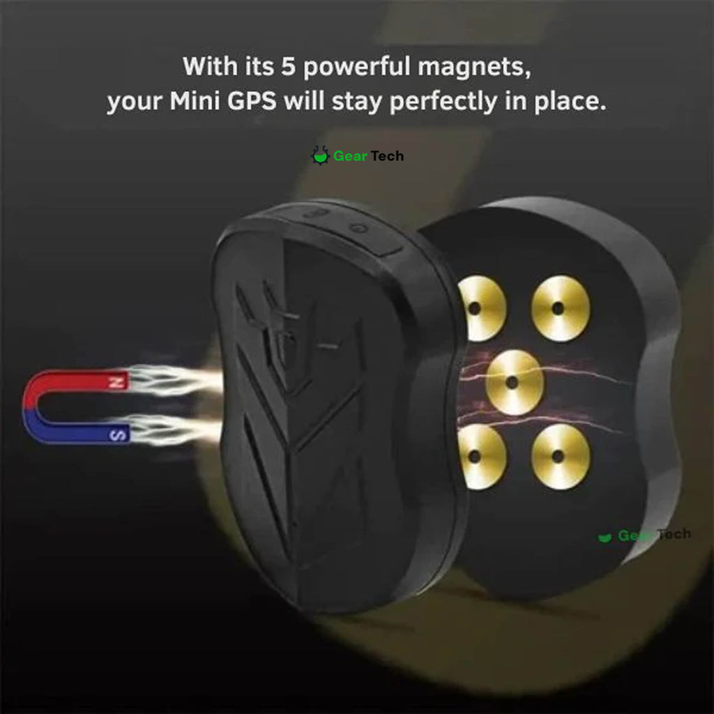 Rastreador GPS impermeable para vehículos — Seguimiento en tiempo real, activación por voz, batería de 5000 mAh