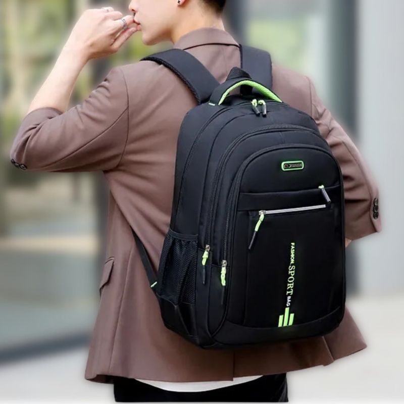 Urb Vanguard Waterproof Oxford Backpack — Slim Design for Men