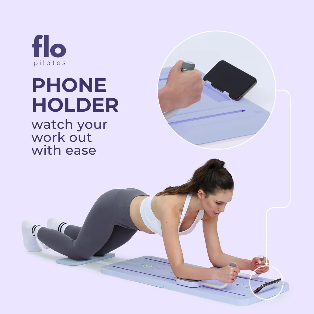Pilates Reforming Board — Travel Ready and Variable Tension Resistance Strands