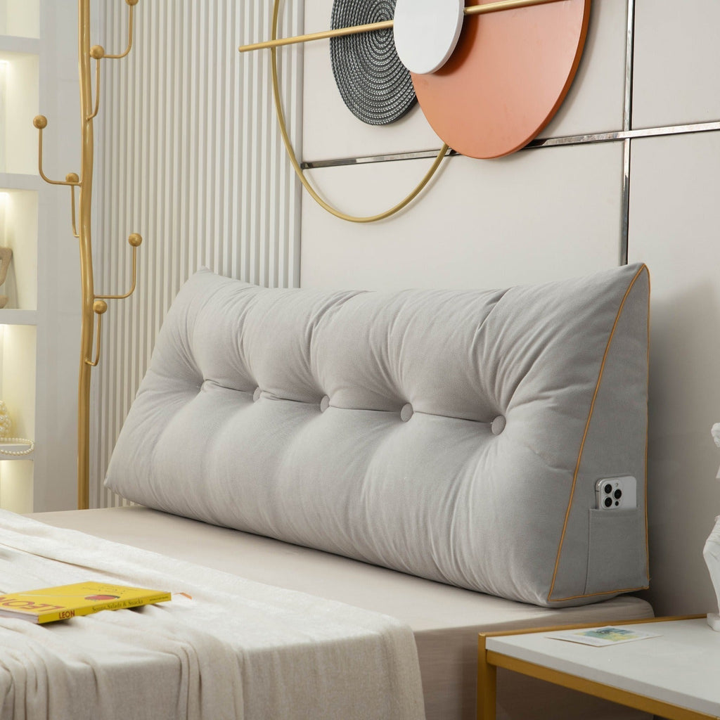 Oreiller ergonomique en forme de coin NovaRest — Design incurvé incliné