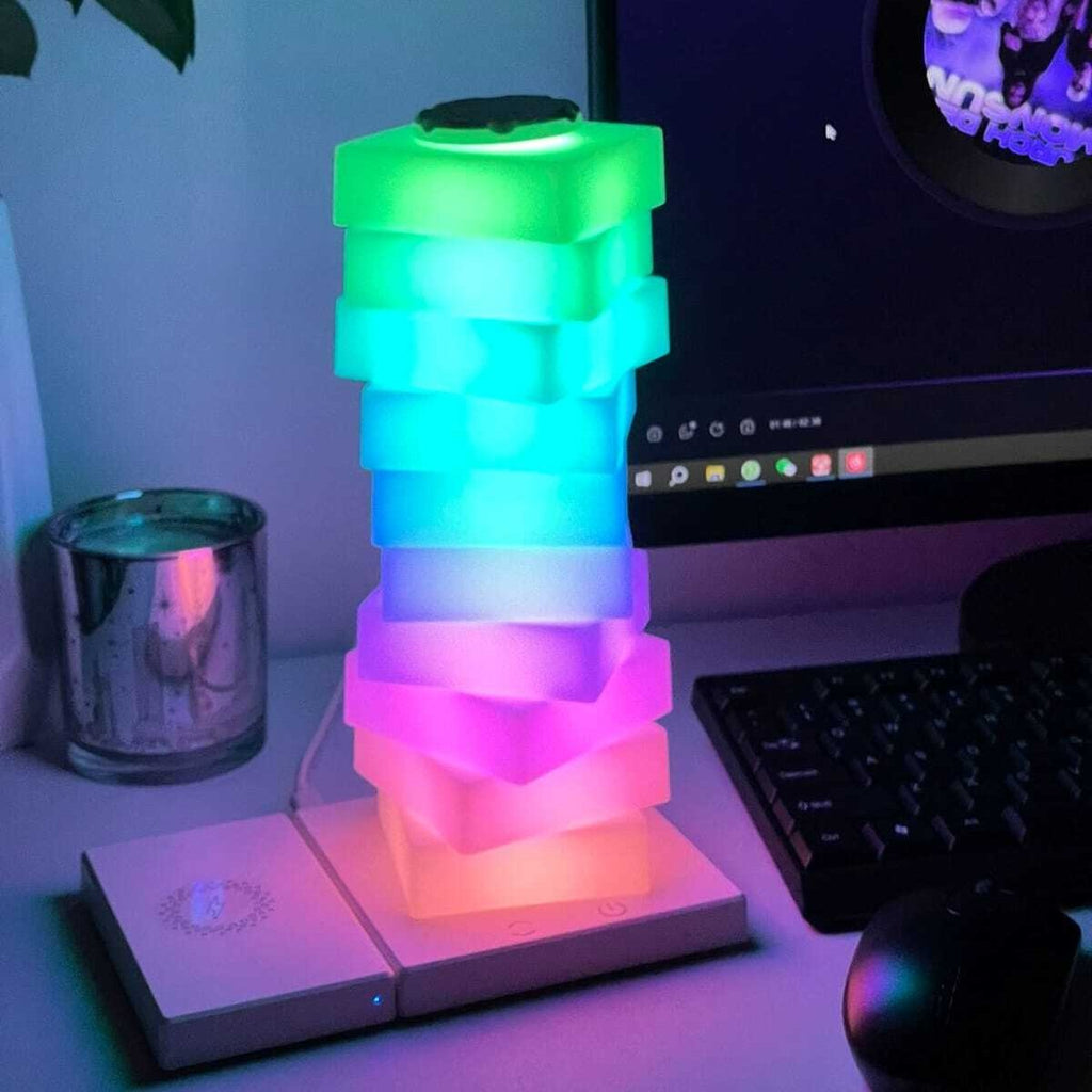 NovaGlow LED-lámpa — állítható hangulatvilágítás, vezeték nélküli töltő
