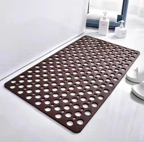 HydraSafe mögelresistent duschmatta — halkfri, stark sugkoppshållning
