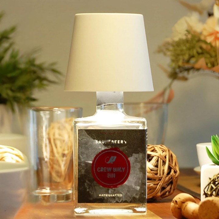 Lampada a forma di bottiglia Light — Elemento d'atmosfera con controllo touch