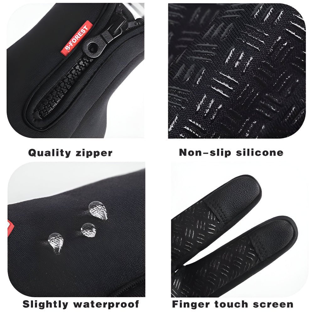 Touchscreen Heated Winter Gloves — USB-Powered & Thermal