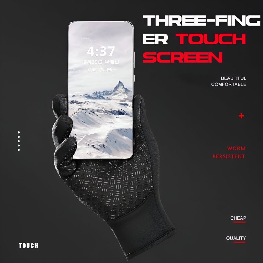Touchscreen Heated Winter Gloves — USB-Powered & Thermal