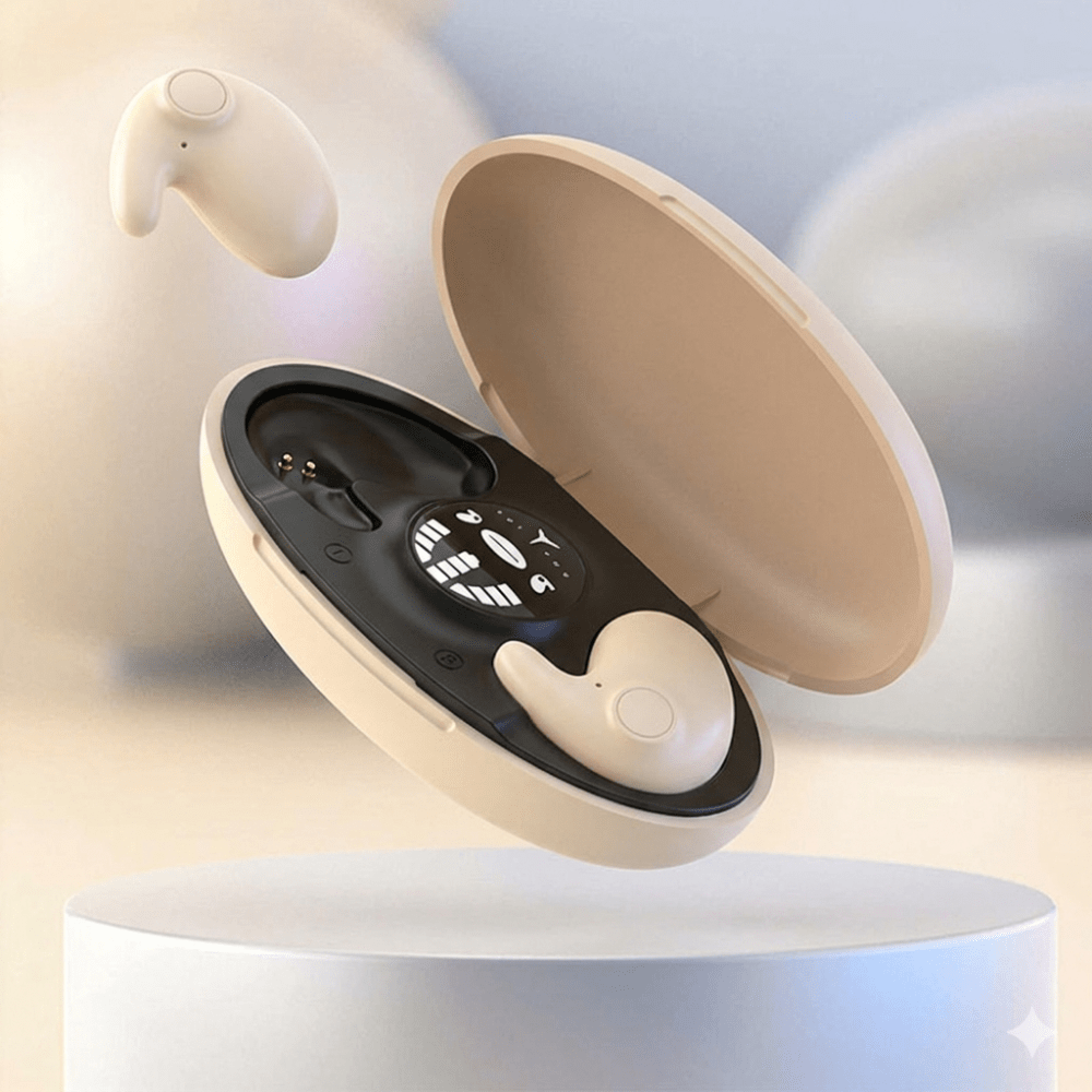 Auriculares Bluetooth intra-auriculares à prova de água com cancelamento ativo de ruído
