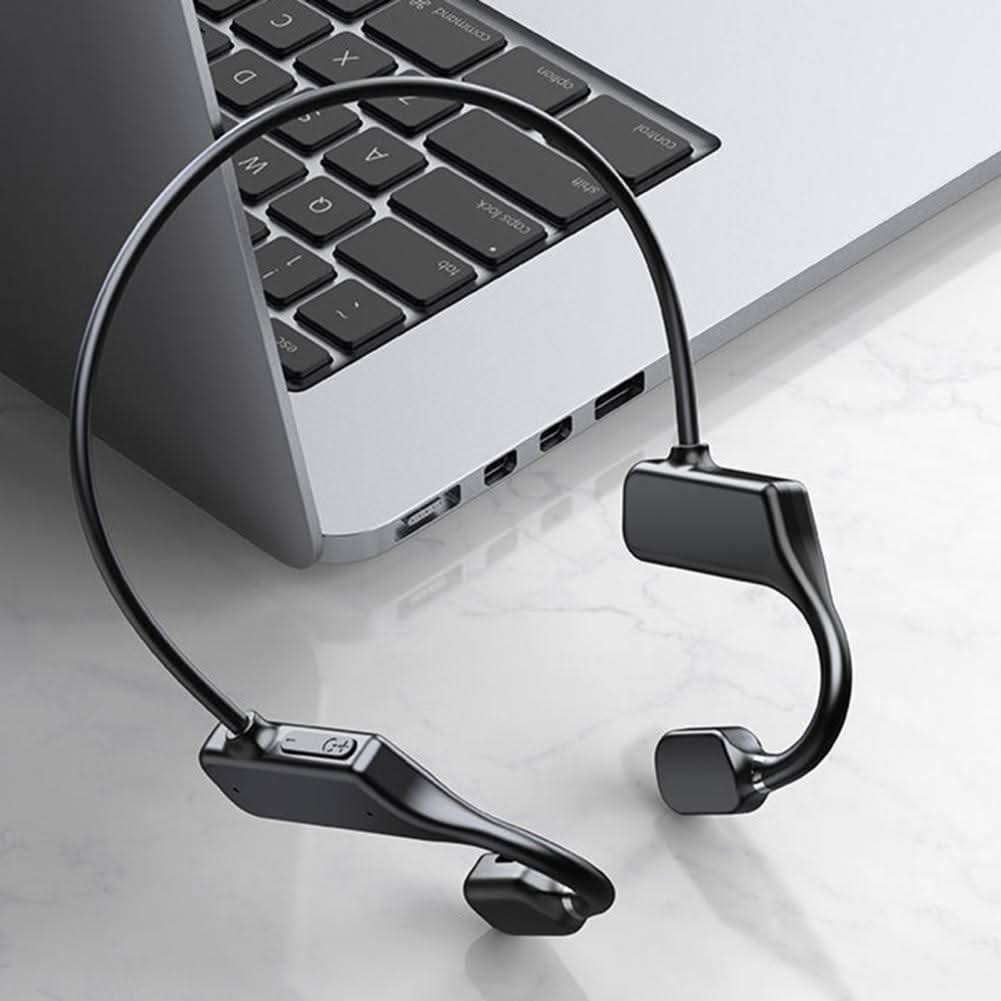 سماعات رأس لاسلكية بتوصيل عظمي من Sonicflow — صوت مفتوح الأذن