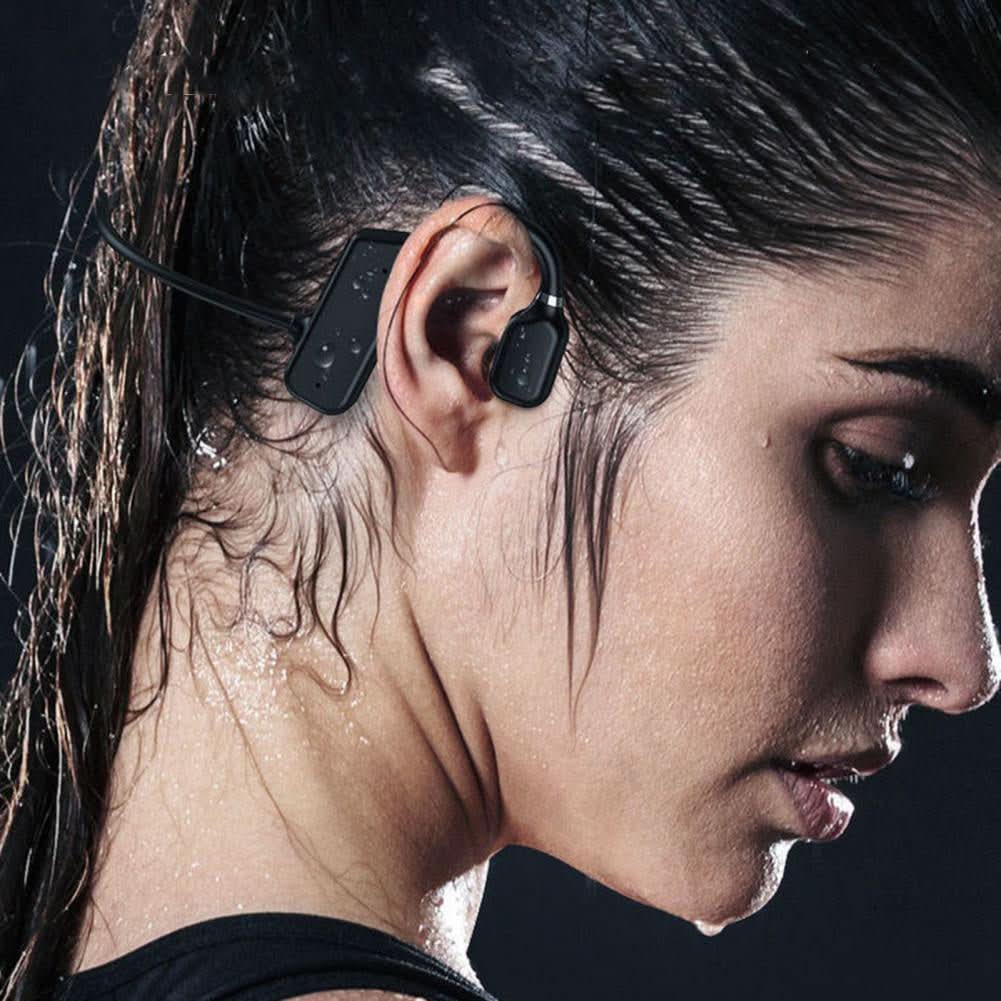 سماعات رأس لاسلكية بتوصيل عظمي من Sonicflow — صوت مفتوح الأذن