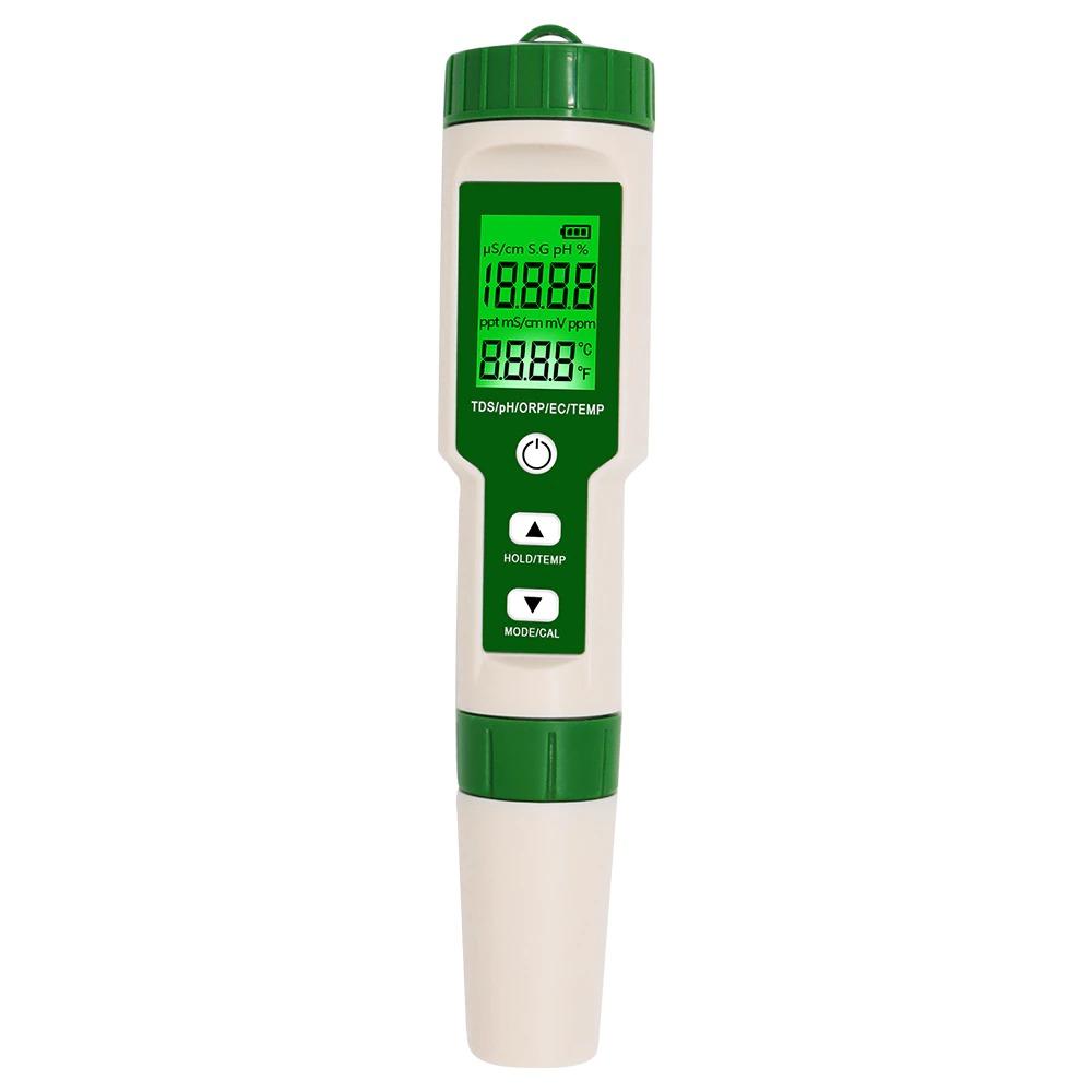 PlantPro 5-i-1 vattenkvalitetsmätare — pH, TDS, EC, ORP och temperatur