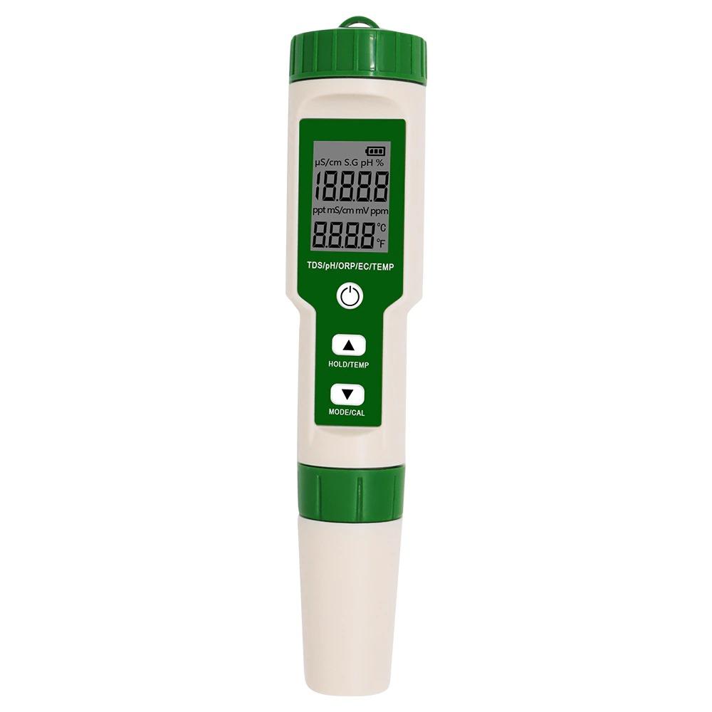 PlantPro 5-i-1 vattenkvalitetsmätare — pH, TDS, EC, ORP och temperatur