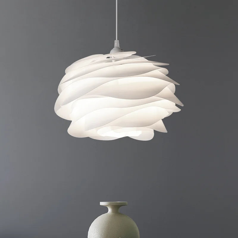 Luminara GlasBloem glastaklampa — rosenkransdesign, stämningssken