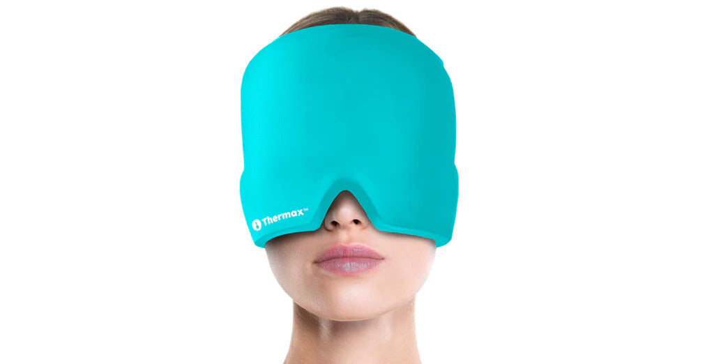 Gorro de gel macio Therma para alívio da enxaqueca — terapia da dor com calor/frio
