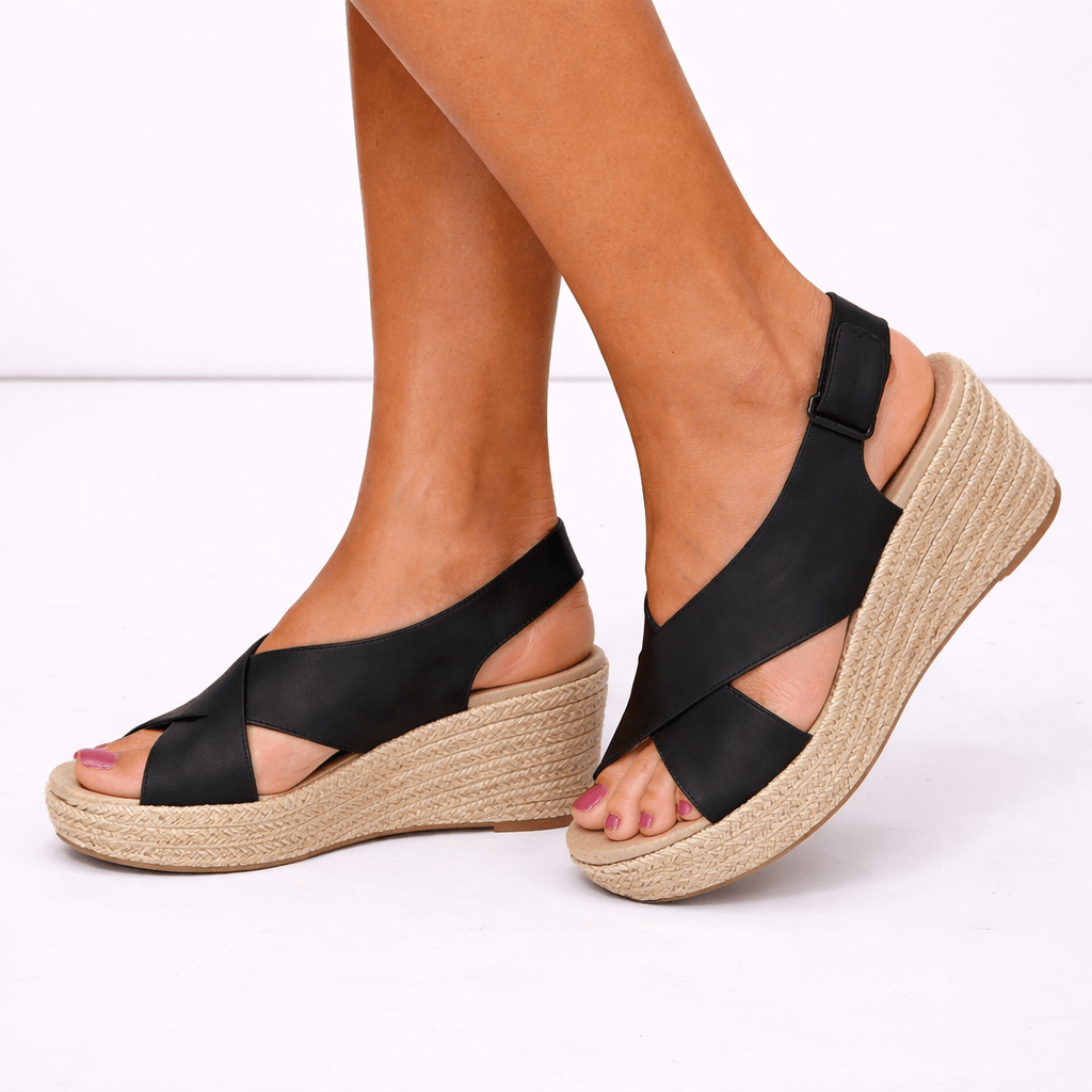 Dámské ortopedické espadrilové sandály - pohodlné padnutí, několik velikostí