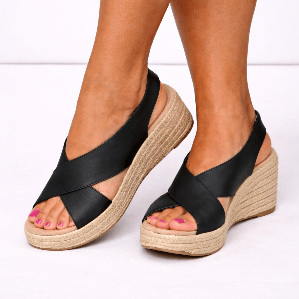 Dámské ortopedické espadrilové sandály - pohodlné padnutí, několik velikostí