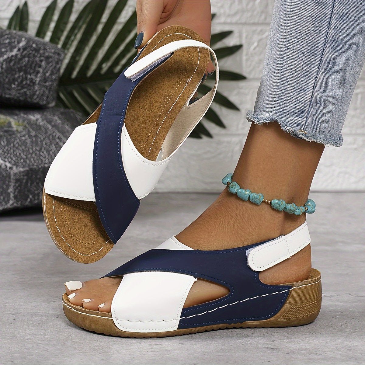 Women's Lightweight Hiking Sandals — Adjustable Straps, Size Options