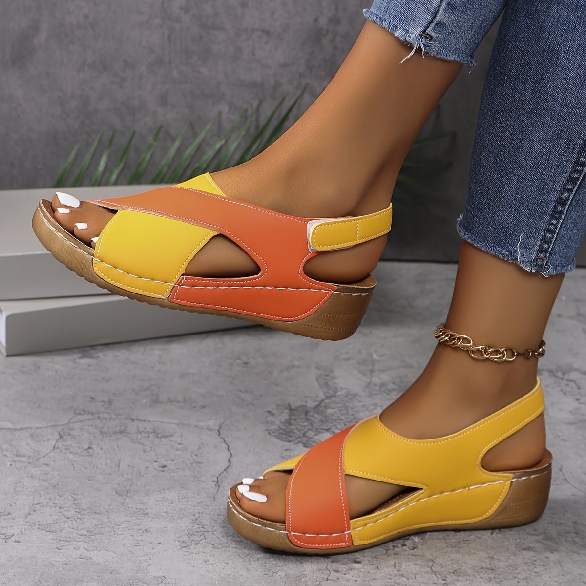 Women's Lightweight Hiking Sandals — Adjustable Straps, Size Options