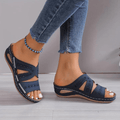 Orthopädische Sommerschuhe für Damen – individuell anpassbares Komfortfußbett, vollständig verstellbare Größe