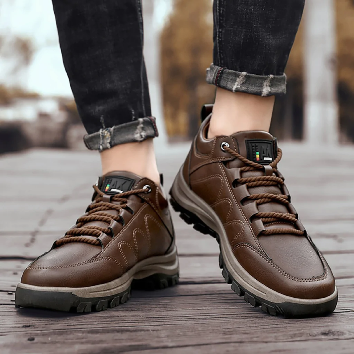Orthogy Deluxe Herren-Orthopädie-Sportschuhe — Stützendes Fußbett