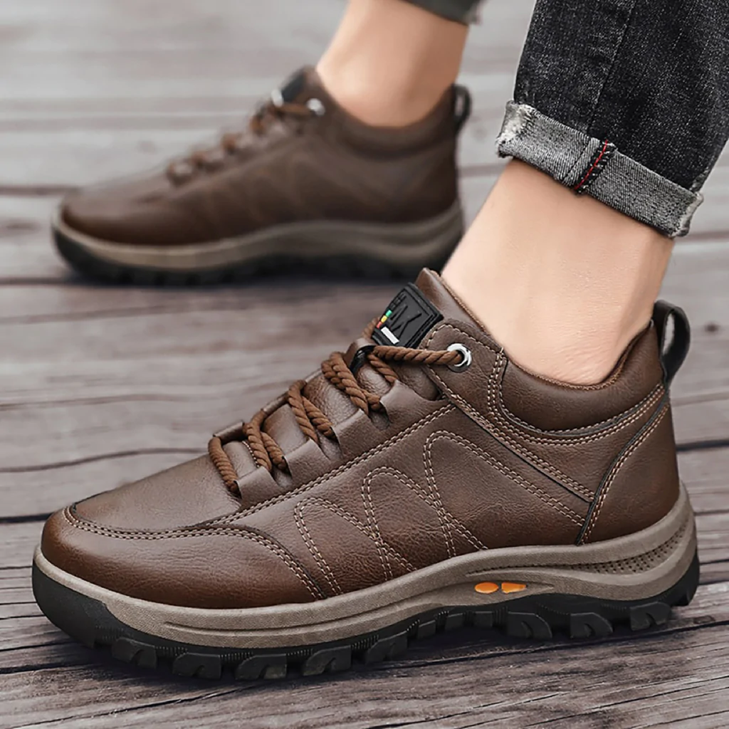 Orthogy Deluxe Herren-Orthopädie-Sportschuhe — Stützendes Fußbett