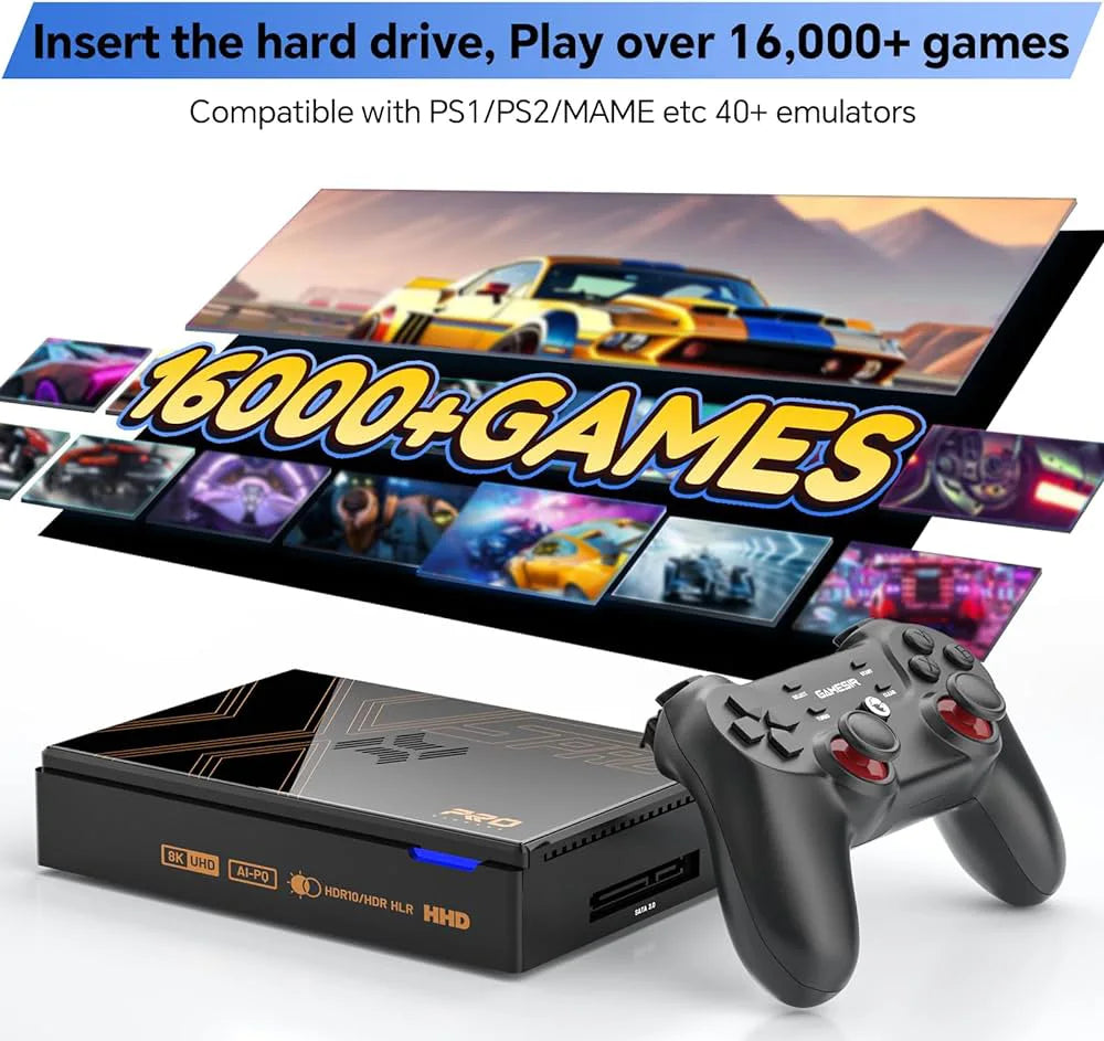 Sistema de videojuegos Super Console X5 Pro RK3588s — GPU G610 MP4