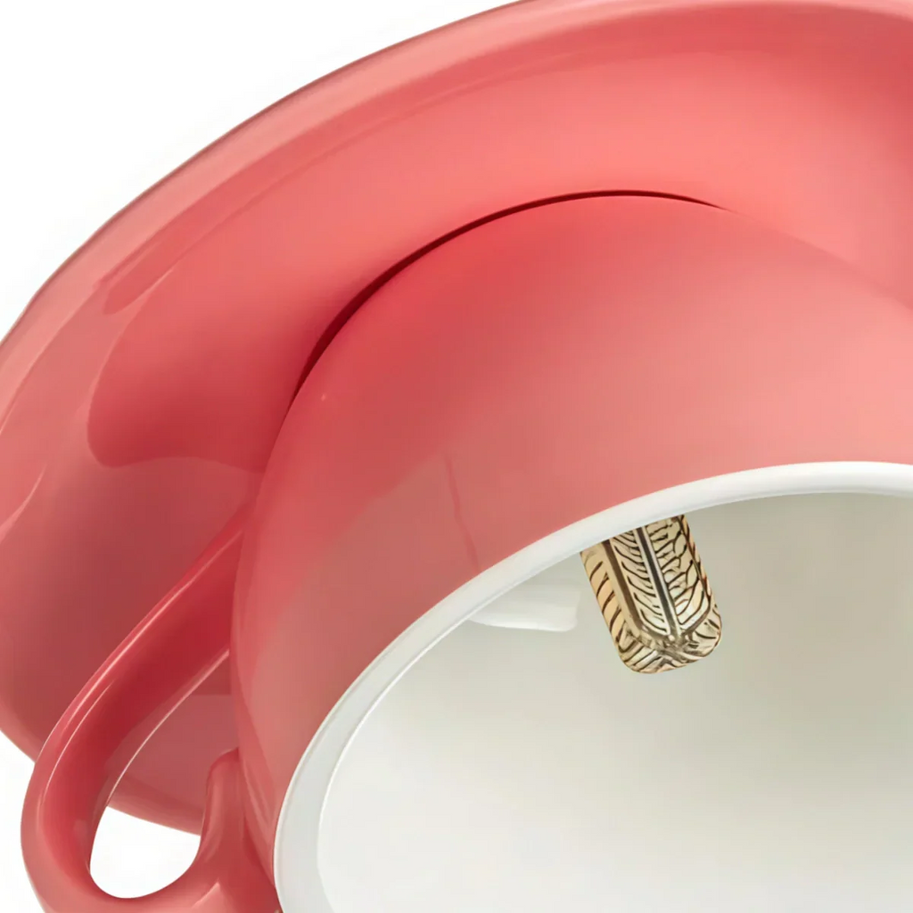Art Deco Ceramic Ceiling Light - 7-Color Options Cup Design for Bedroom - Flindria