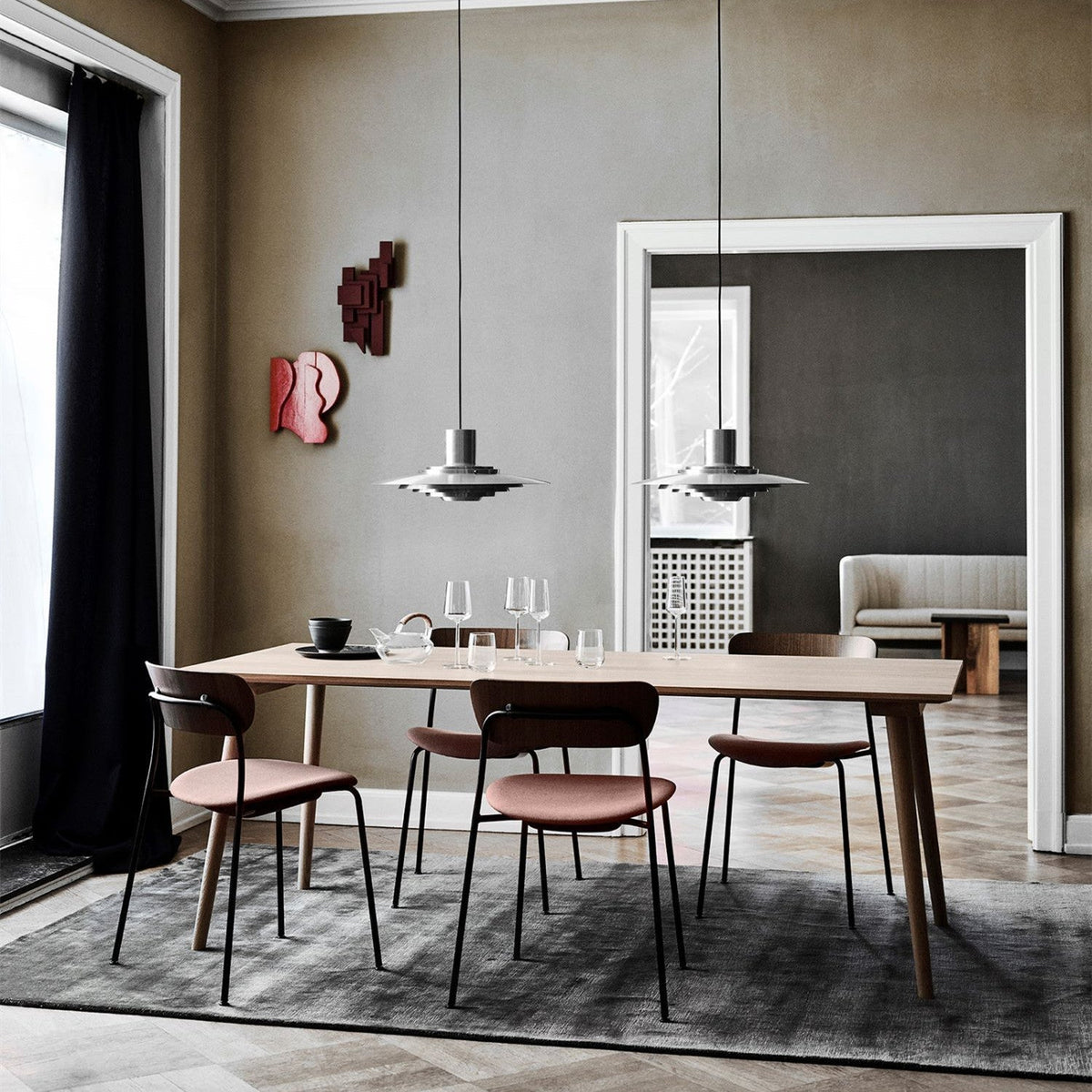 NovaLume Contemporary Aluminum Pendant Lamp — Minimalist LED Fixture