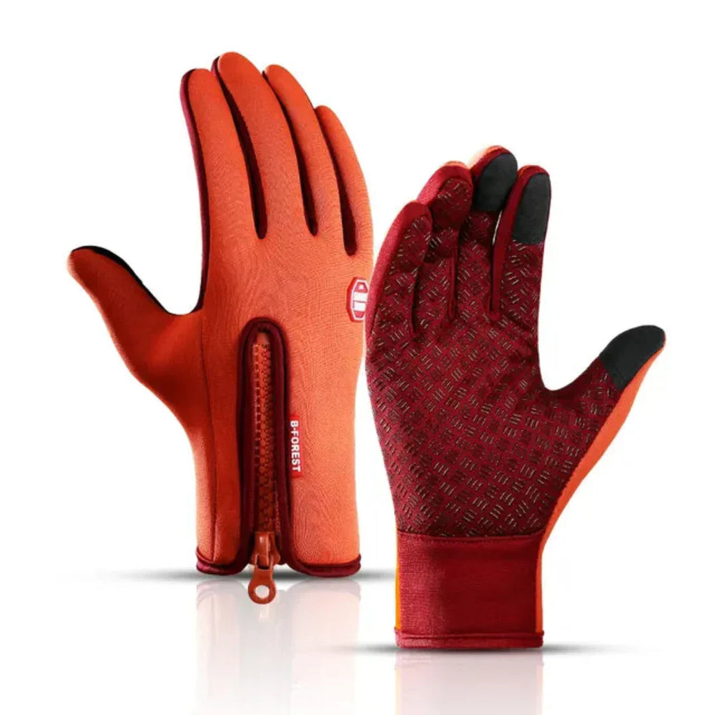 Gants tactiles thermiques imperméables — Design flexible pour temps froid