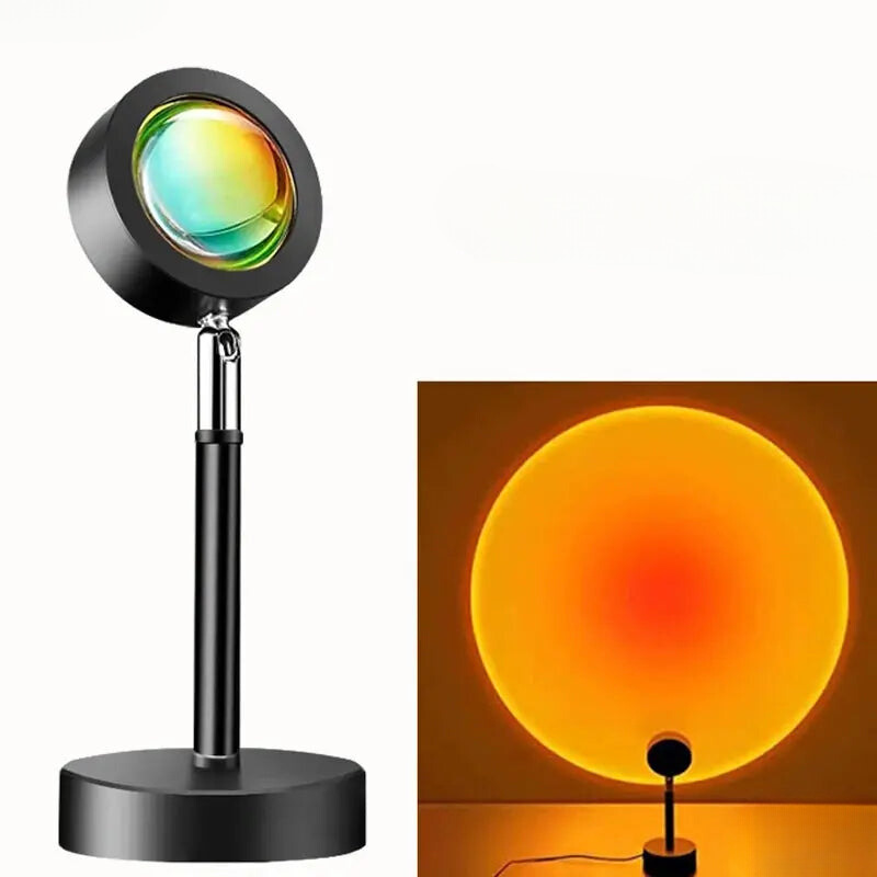 SunSetglow LED-Sunset-Projektionslampe – stimmungsvolle Raumbeleuchtung