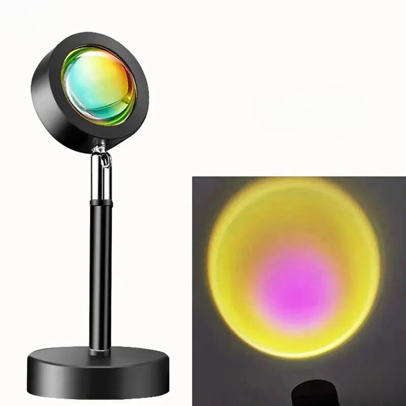 SunSetglow LED-Sunset-Projektionslampe – stimmungsvolle Raumbeleuchtung