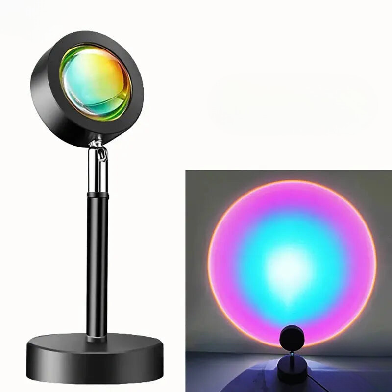 SunSetglow LED-Sunset-Projektionslampe – stimmungsvolle Raumbeleuchtung