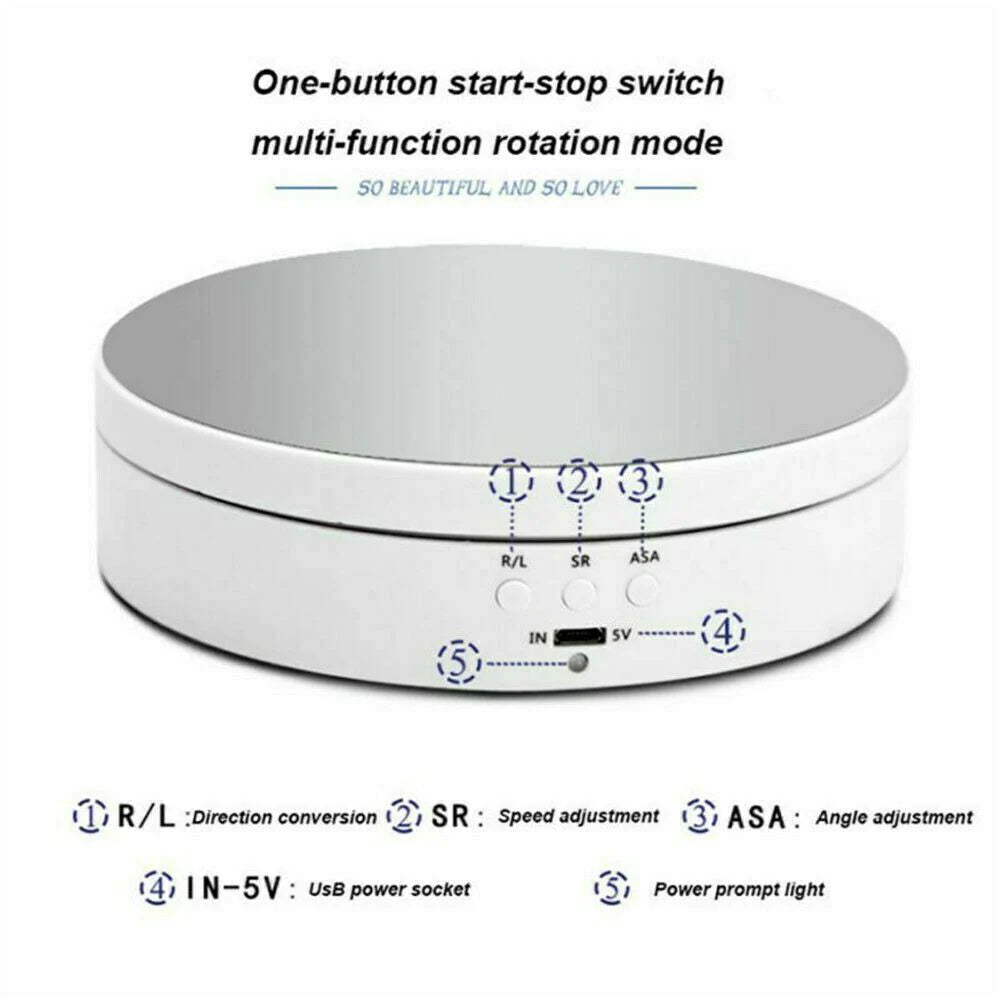 360° Electric Motorized Rotating Display Rack | Filindra
