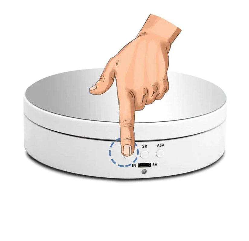 360° Electric Motorized Rotating Display Rack | Filindra
