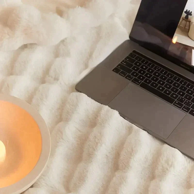 Cuddleblanket mykt ullpledd — varm og koselig komfort