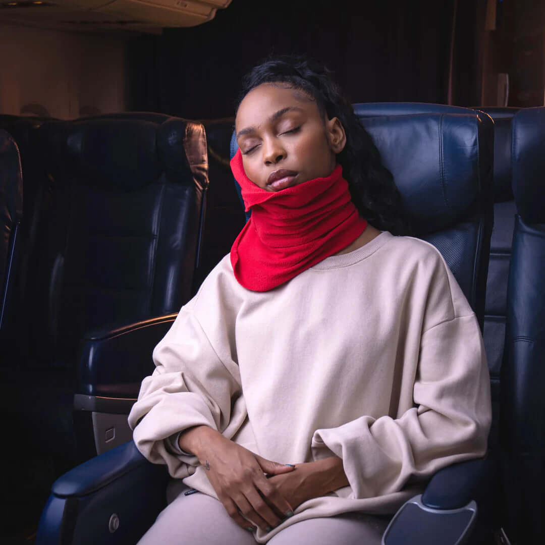 Wrap Style Travel Neck Pillow - Upright Comfort Cushion