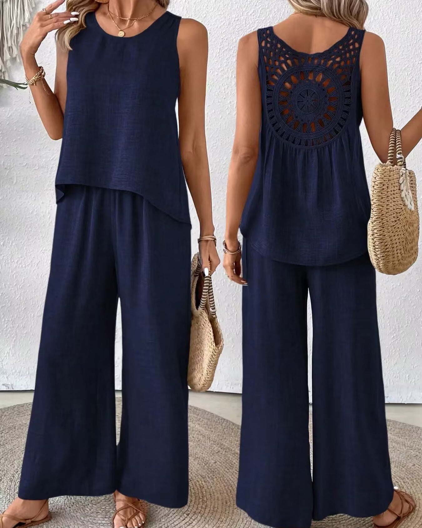 Tenue Large Décontracté Chic
