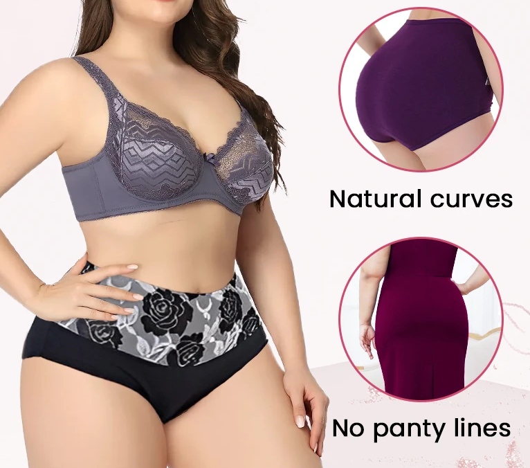 High-Waisted Leakproof Panties — Tummy Control Underwear