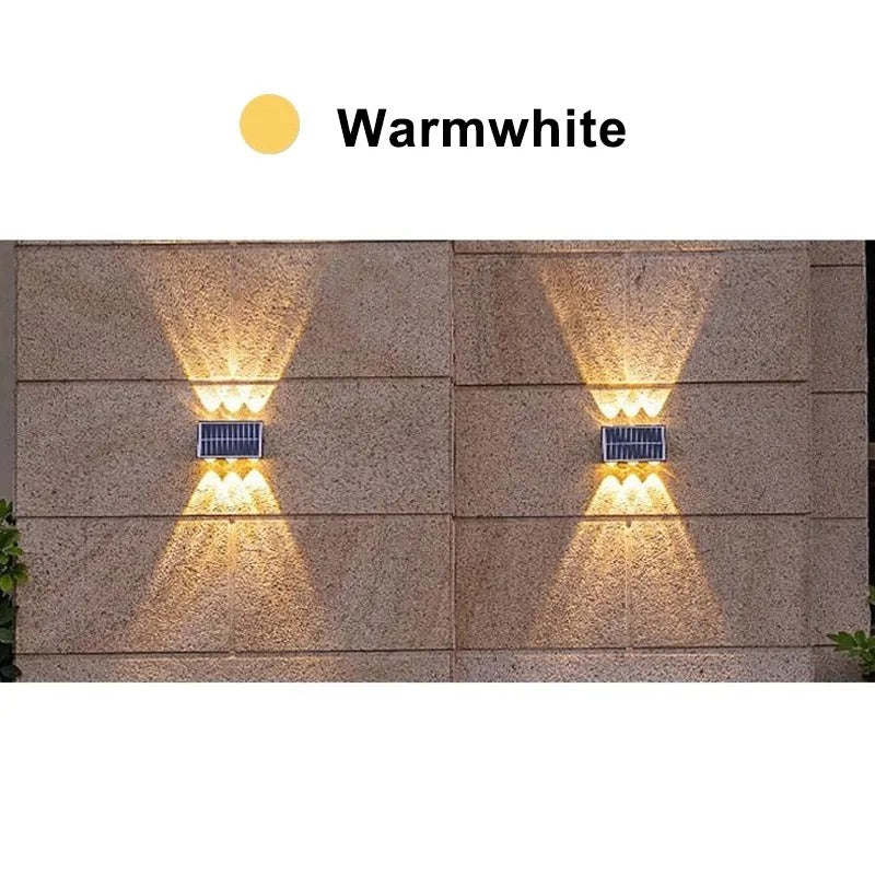 Lampada da parete solare per esterni — Lampada LED a basso consumo