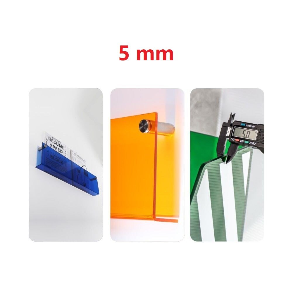 Floating Acrylic Magazine Holder — Wall Mount, 12 Colors