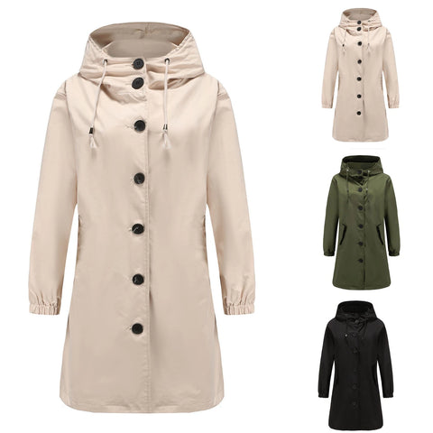 EleganCoat Women's Long Trench Coat Jacket — Stylish Fall Layer