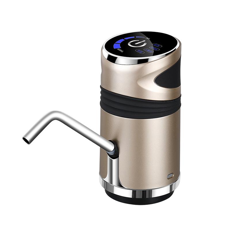 Pompa ricaricabile per bottiglie d’acqua — Erogazione con un tocco, blocco bambini, ricarica USB