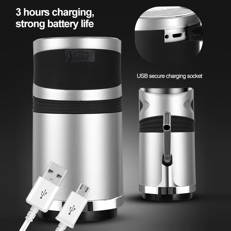 Pompa ricaricabile per bottiglie d’acqua — Erogazione con un tocco, blocco bambini, ricarica USB