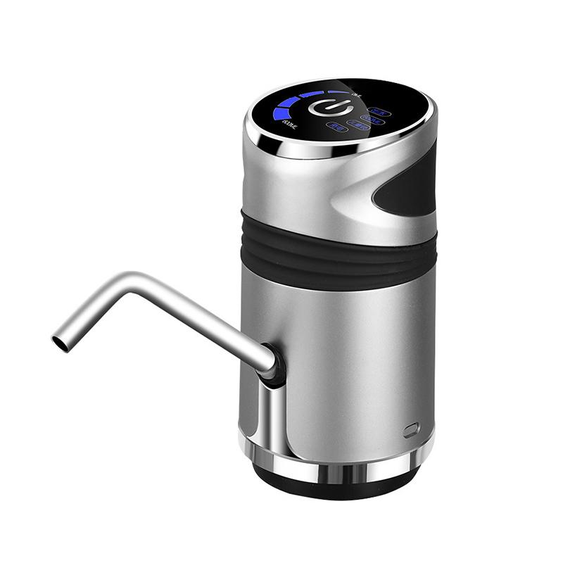 Pompa ricaricabile per bottiglie d’acqua — Erogazione con un tocco, blocco bambini, ricarica USB