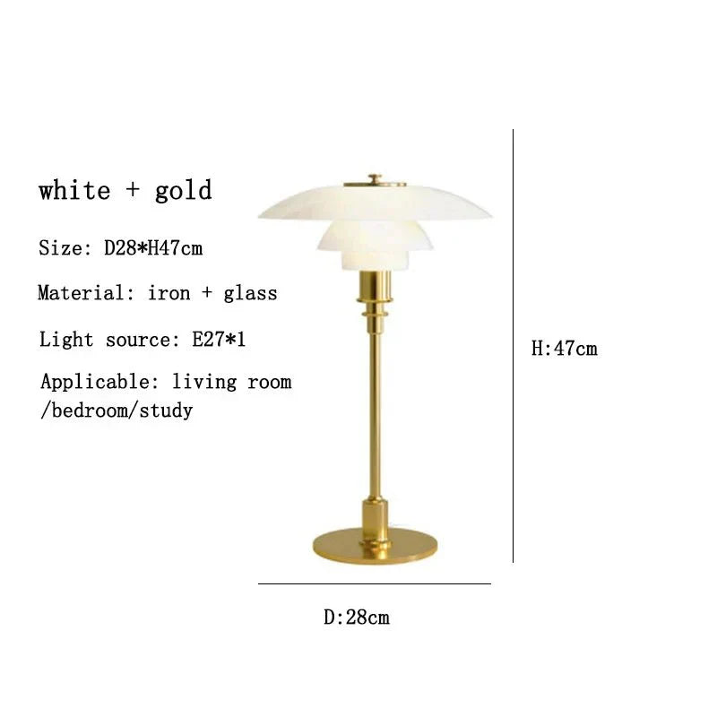 Asterin Art Deco Desk Lamp — Bold Geometric Table Design