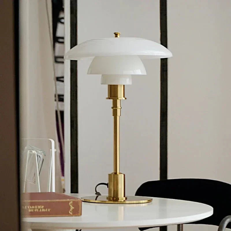 Lampe de bureau Art déco Aimon — éclairage d’accent géométrique